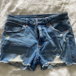 Women's Blue Denim Shorts